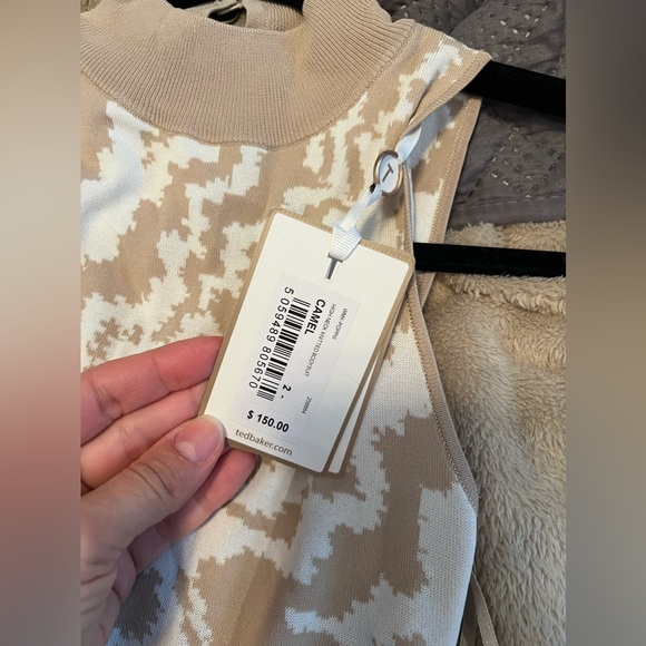 Ted Baker size 2 Poppii High Neck Sleeveless Bodysuit NWT - Picture 7 of 13